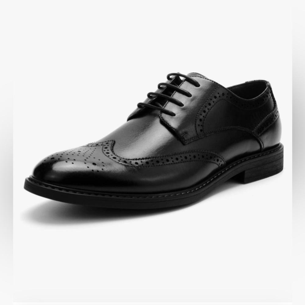 NWOT/SHOES – BRUNO MARC black shoes, size 8 - Picture 1 of 6